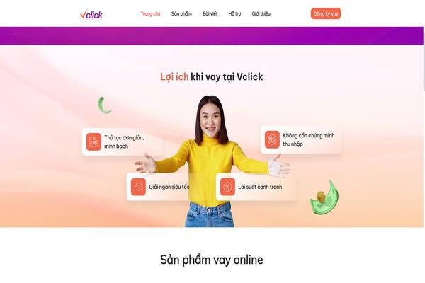 Ưu điểm khi sử dụng dịch vụ vay tiền Vclick